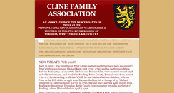 Desktop Screenshot of clinefamilyassociation.com